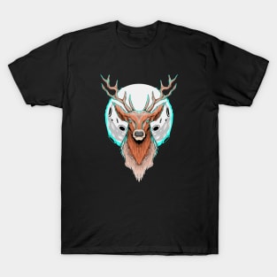 deer at night T-Shirt